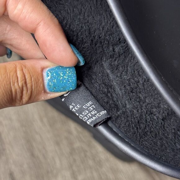 Coach Tristee Size 7B Waterproof Rubber Rain Boots Fleece Lined Corset Lace Up - Picture 15 of 15